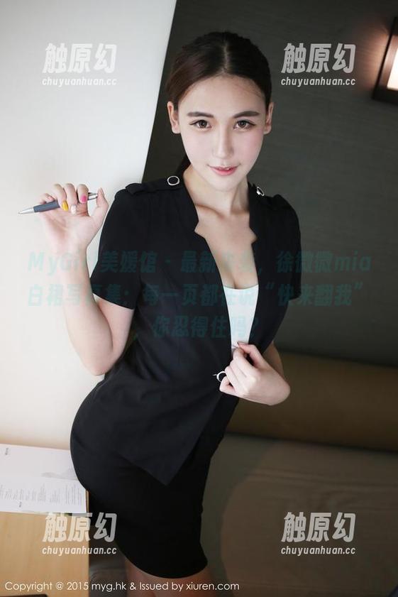 MyGirl美媛馆 - 最新来袭，徐微微mia白裙写真集：每一页都在说“快来翻我”，你忍得住吗？