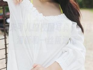 美媛馆 - 朱可儿的校服写真，图库里的小清新和一丝叛逆感