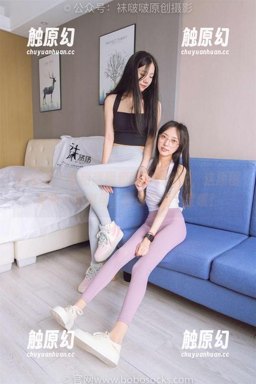 袜啵啵 - 看甜甜圈和踩脚裤搭配，这原图真叫一个鬼马，图册可是个宝哦！